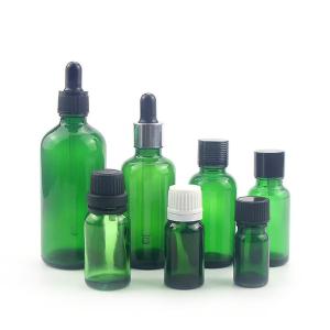 product image Empty Green Glass Dropper Bottle, Aromatherapy Liquid Glass Bottles SK-EGB03-2