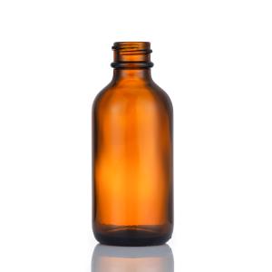 Amber Empty Boston Essential Oil Glass Bottles,Cosmetic Bottle