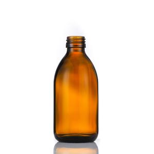300ml Cough Syrup Amber Round Glass Bottles