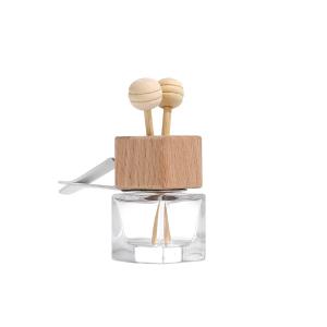 product image 10ml Transparent Glass Car Aromatherapy Bottle for Cosmetic Use SK-CADB005