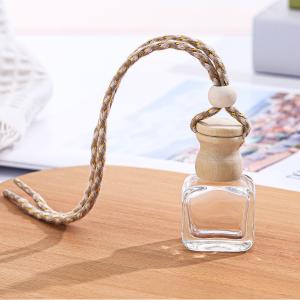 5ml Mini Square Perfume Glass Portable Bottle Empty Hanging Car Bottles