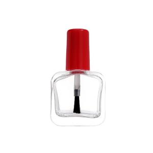 product image Square Glass Nail Polish Bottle 10ML Empty Gel Nail Polish Bottle With Brush SK-NPGB003