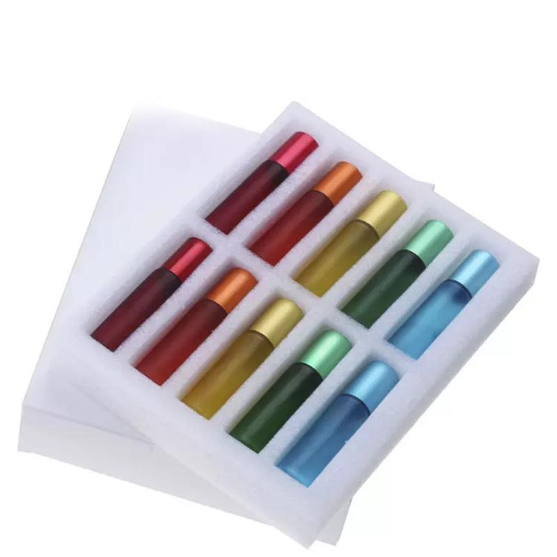Empty Roller Ball Glass Roll on Bottle 10ML Perfume Aromatherapy Essential Oils Bottle