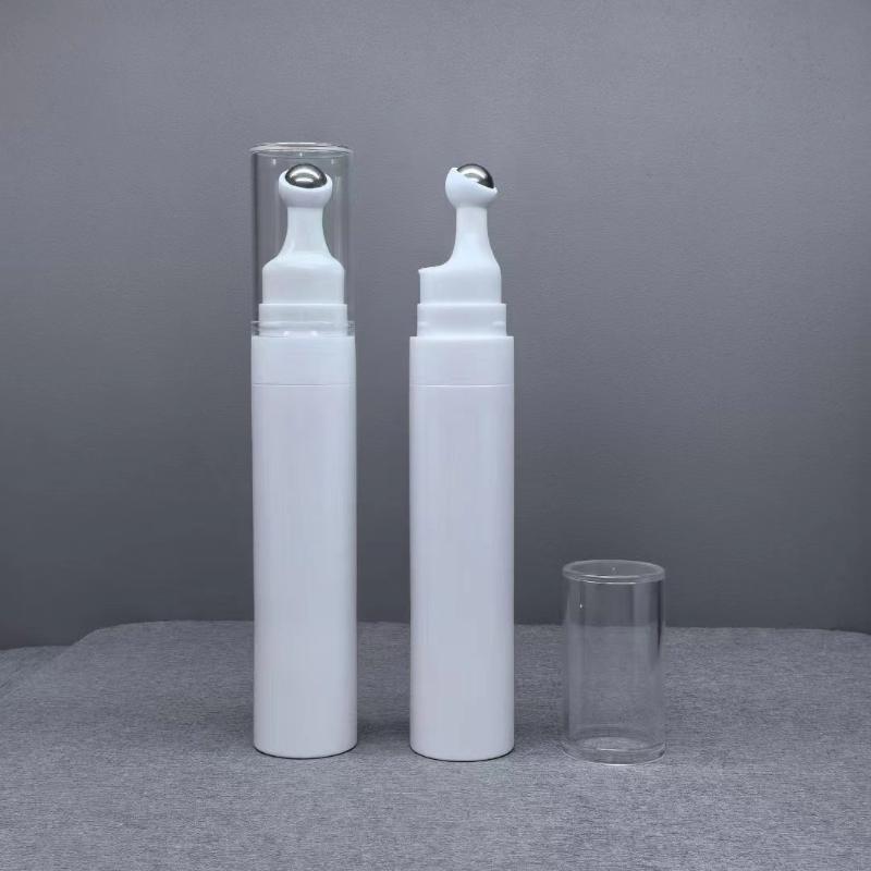  50ml PET  Airless Bottle with Ball for Eye Cream Cosmetic Packaging