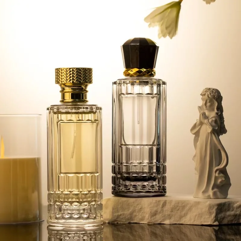 100ml Cylinder Atomizer Perfume Glass Bottle with Sprayer Pump