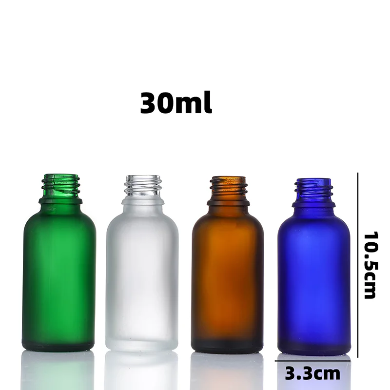 Green Empty 30ml Essental Oil Glass Bottles