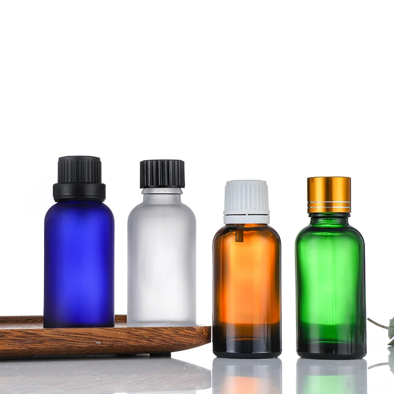 Green Empty 30ml Essental Oil Glass Bottles