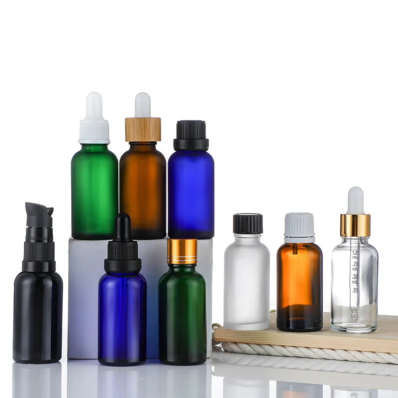 50ml Clear Empty Glass Dropper Bottles, Essential Oil Bottle