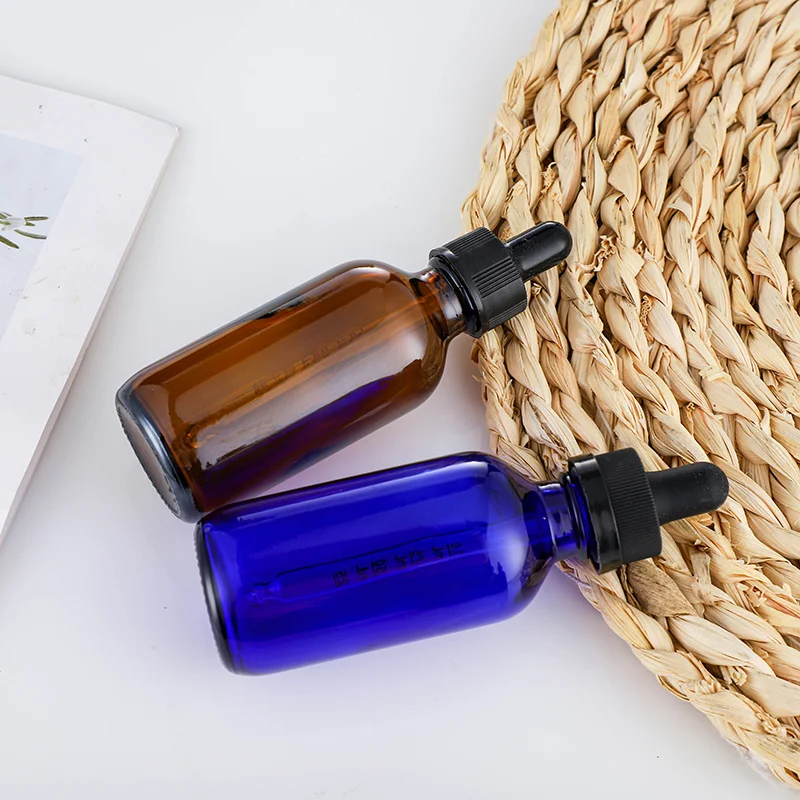 Amber Empty Glass Dropper Bottles,18mm Essential Oil Bottle