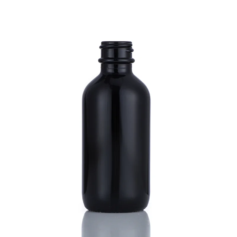product image 120ml Black Empty Boston Glass Essential Oil Bottles SK-BBGB001