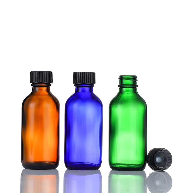 product image 240ml Original Green Boston Cosmetic Glass Dropper Bottles SK-GBGB002
