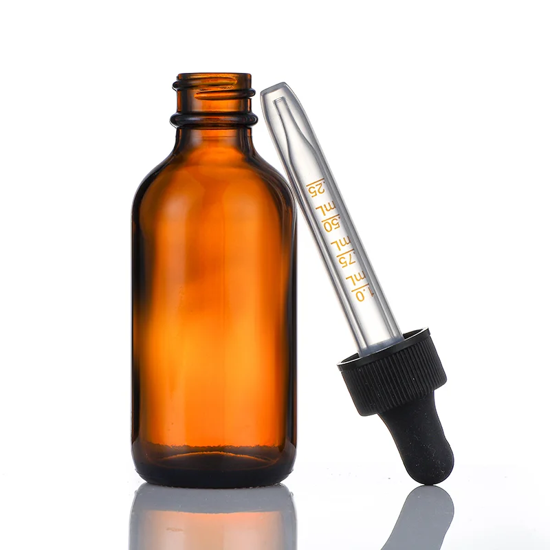 product image Amber Empty Boston Essential Oil Glass Bottles,Cosmetic Bottle SK-ABGB003