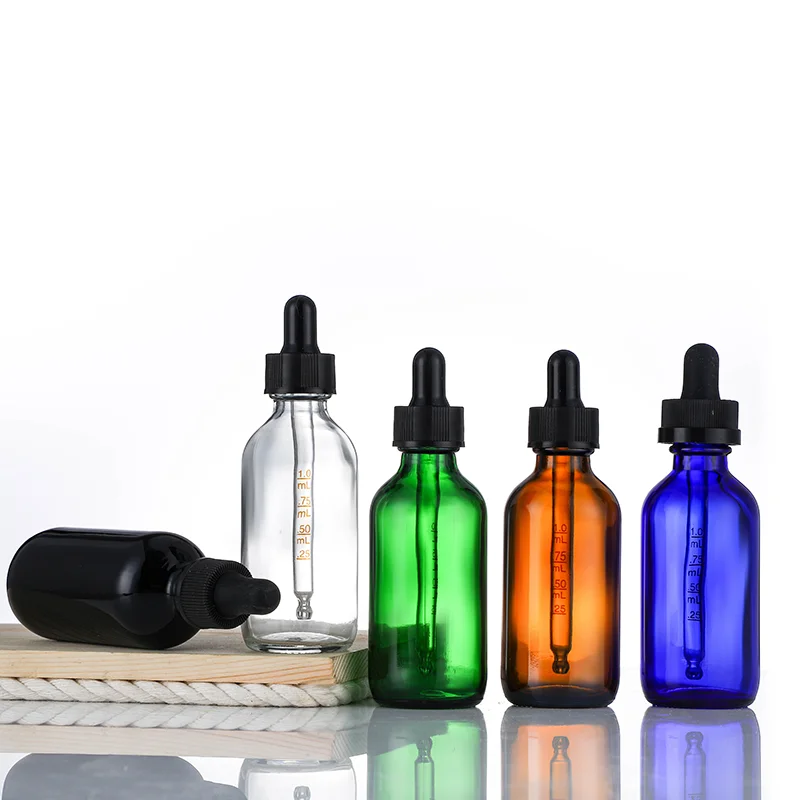 Amber Empty Boston Essential Oil Glass Bottles,Cosmetic Bottle