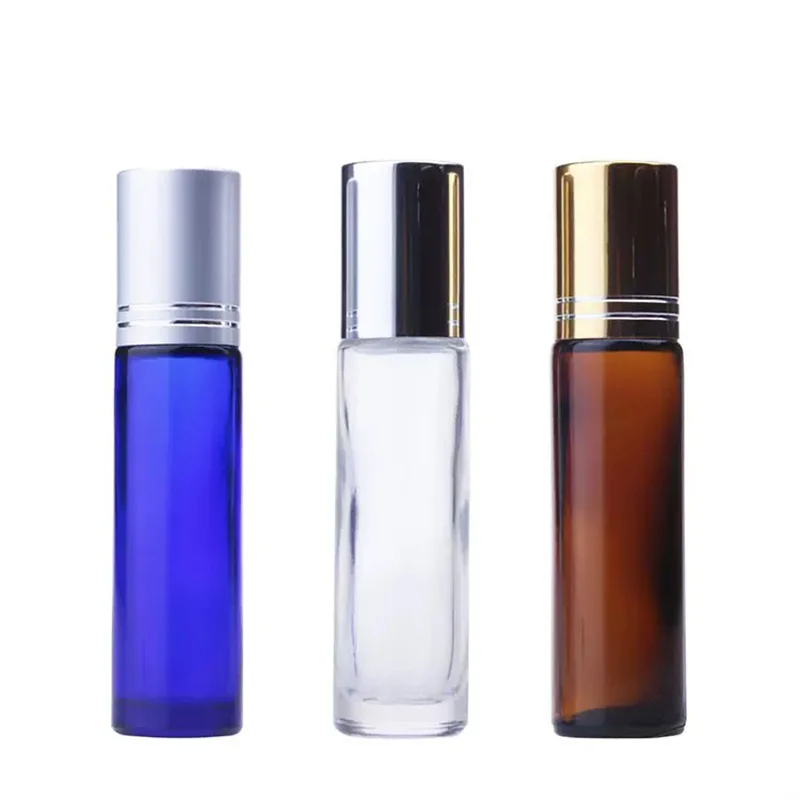 10ml Essential Oil Bottle Refillable Roller Bottle for Cosmetics