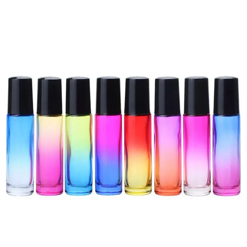 Empty Roller Ball Glass Roll on Bottle 10ML Perfume Aromatherapy Essential Oils Bottle
