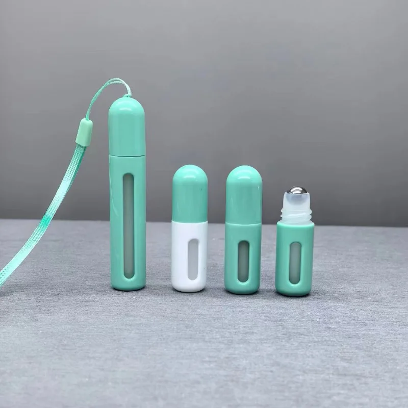 product image 5ml 10ml 15ml Perfume Oil Stainless Steel Roll on Plastics Bottle SK-PROB011