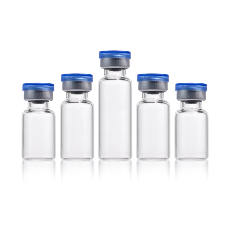 product image 1ml 2ml Transparent Empty Glass Tube Injection Bottle Penicilline Bottles with Cork Cap TP-GTB002