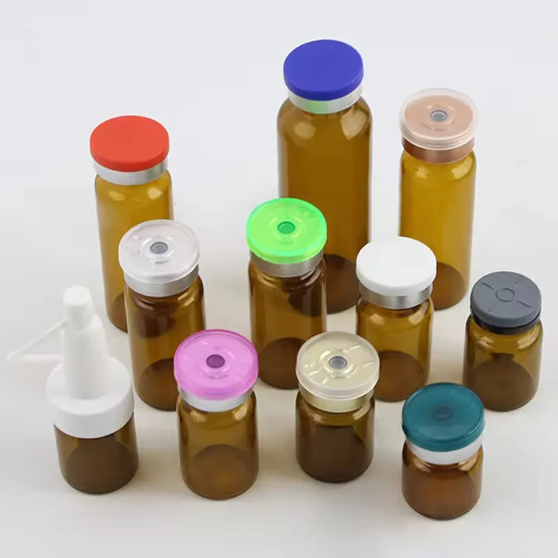 product image 1ml 5ml Amber Empty Penicilline Glass Injection Bottles,10ml Clear Medical Glass Vial For Lab TP-GTB005