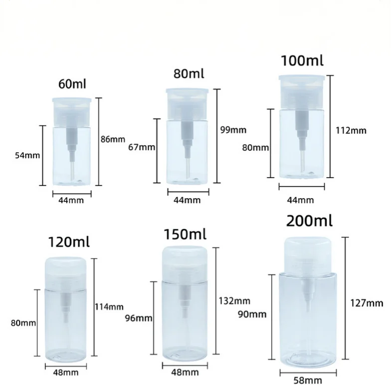 150ml 200ml for Cylinder PET Bottles with Pink Flip Top Pump for Toner and Cleanser Custom Logo