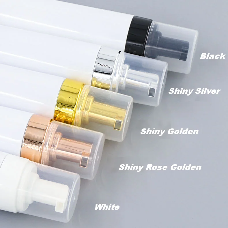 product image Factory Black 120ml 150ml 200ml Cosmetic Plastic Packaging Plastic Foam Dispenser Soap Lotion Bottle Foam Pump Bottle TP-PETJ08
