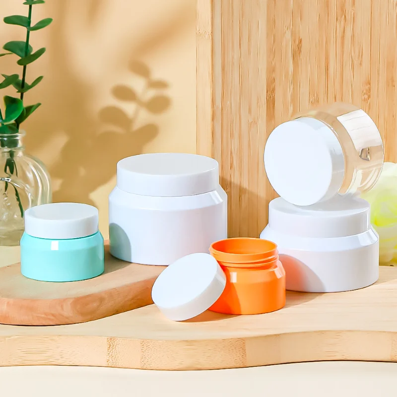 Custom Color 150ML 200ML PET Empty Skin Care Cosmetic Cleansing Balm Body Face Scrub Mud Mask Cream Jar