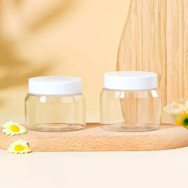Custom Color 150ML 200ML PET Empty Skin Care Cosmetic Cleansing Balm Body Face Scrub Mud Mask Cream Jar