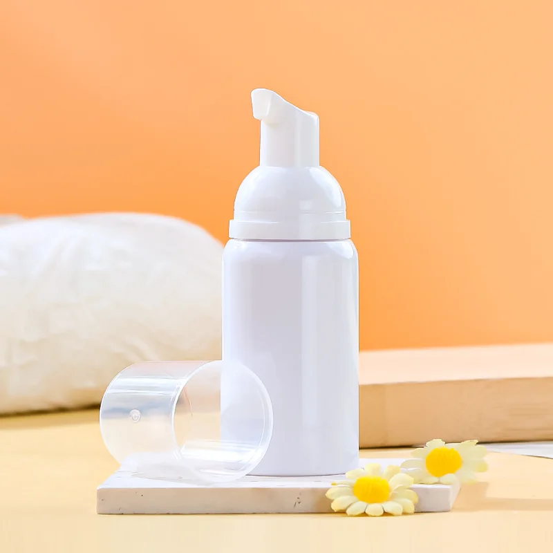 Empty Factory Foaming PET Plastic Lash Shampoo Bottles 80ml 100ml with Pump Sprayer for False Eyelashes and Eyelash Extension Soap