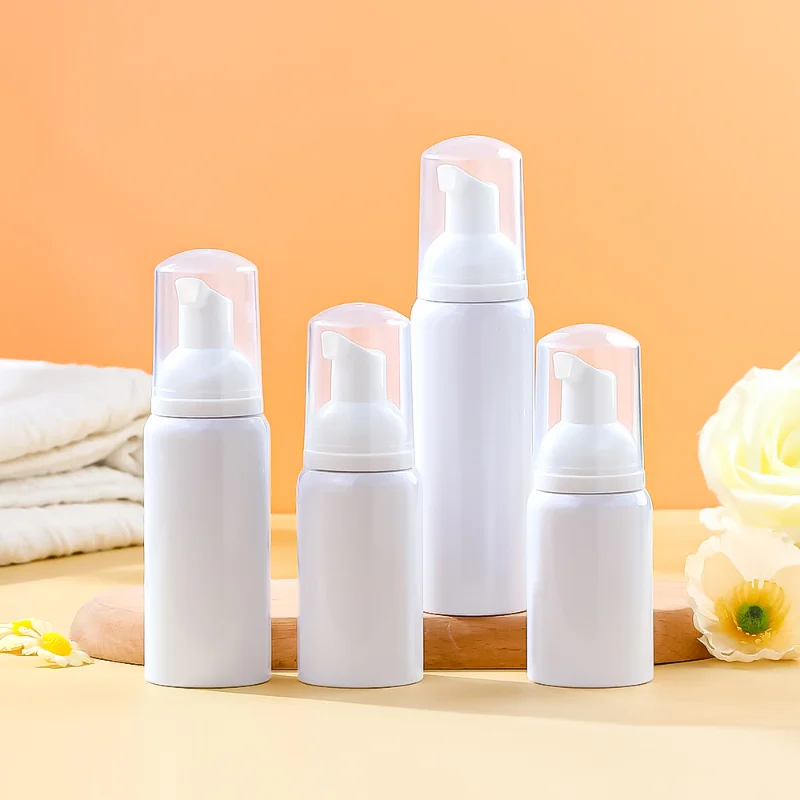 Empty Factory Foaming PET Plastic Lash Shampoo Bottles 80ml 100ml with Pump Sprayer for False Eyelashes and Eyelash Extension Soap