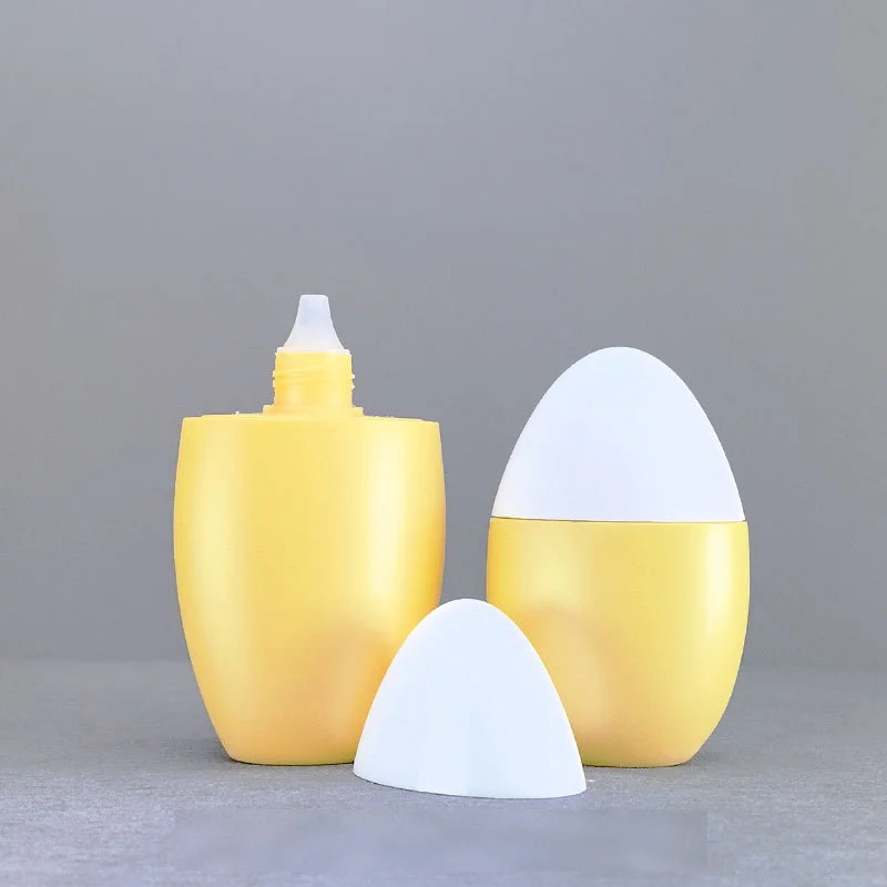 Fancy 40ml/60ml HDPE Plastic Sunscreen Lotion Bottles with Screw Cap Screen Printed Packaging