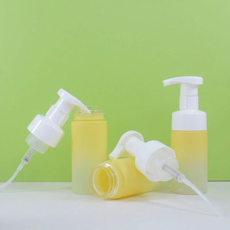 Cosmetic Plastic Cleaning Packaging 150ML Plastic Foam Dispenser Pump Foaming Liquid Soap Pump Packaging Bottle