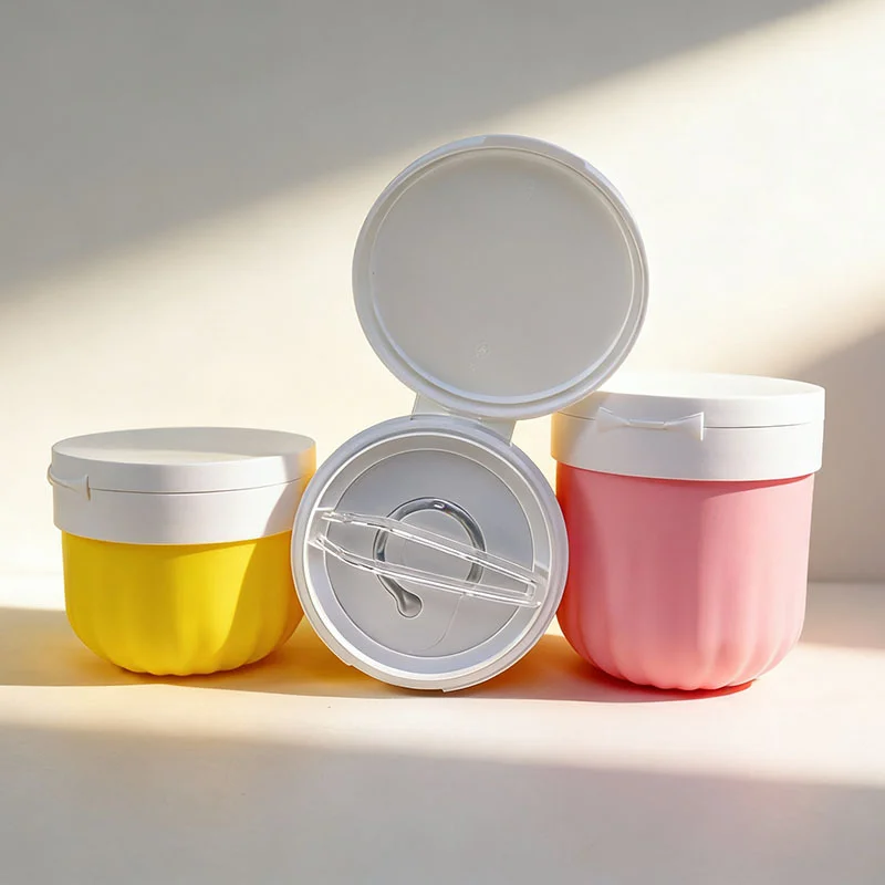 Custom 300ml Wide-Mouth PP Jar 50ml Body Cream Bottle 250ml Pumpkin-Shaped Jar Scrub Jar Mud Mask Jar Lotion Jar