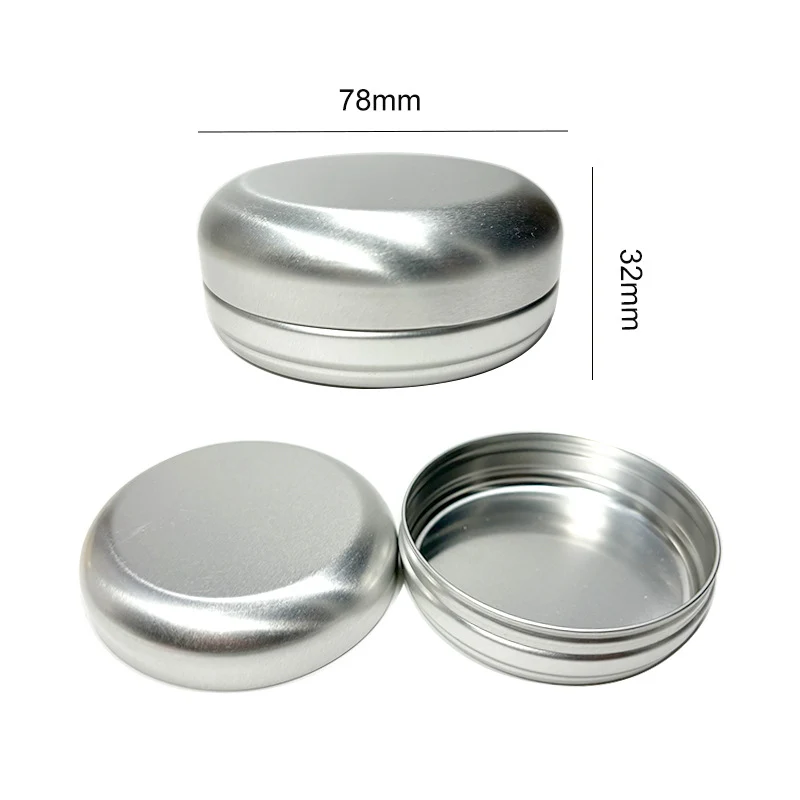 77*32 mm Round Aluminum Soap Tin Container Empty Containers for Soap