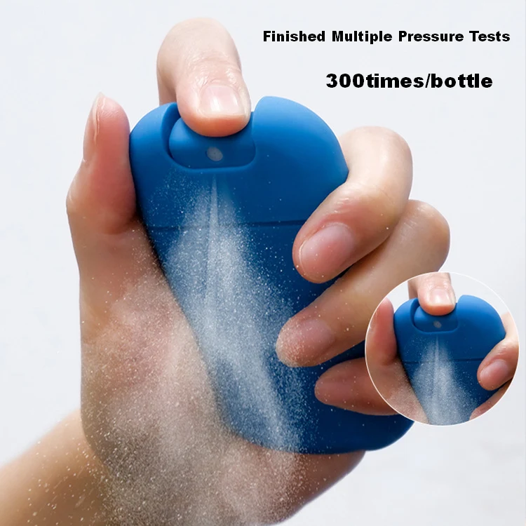 Eco-friendly 20ml 30ml Refillable Empty PP Pump Sprayer Fine Mist Credit Card Pocket Portable Mouth Spray Bottle