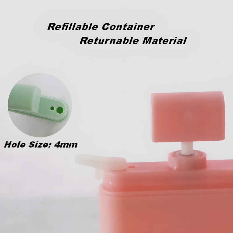 Eco-friendly 20ml 30ml Refillable Empty PP Pump Sprayer Fine Mist Credit Card Pocket Portable Mouth Spray Bottle