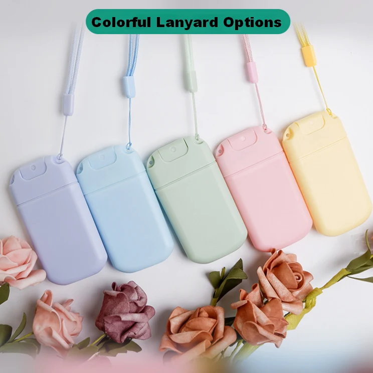 20ml Reusable Alcohol Card Spray Bottle 30ml Hand Sanitizer Perfume Refill Bottle Portable Cosmetic Empty Bottle