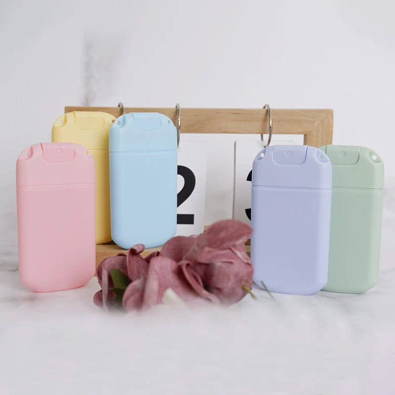 20ml Reusable Alcohol Card Spray Bottle 30ml Hand Sanitizer Perfume Refill Bottle Portable Cosmetic Empty Bottle
