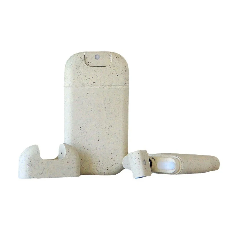 20ml/30ml Card-style Flat Pump Spray Bottles Pocket-sized Empty Portable Refillable Travel Toiletries Screen Printed Design