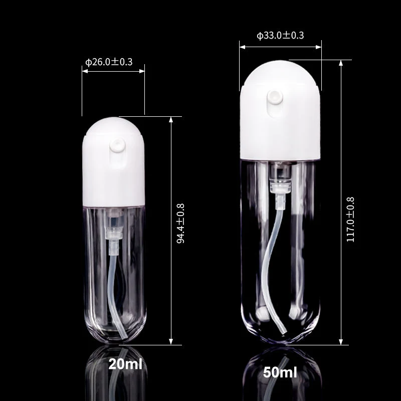 New Design Eco-friendly PETG Perfume Bottle Spray Alcohol Disinfection Oral Portable Dispensing Press Spray Bottle