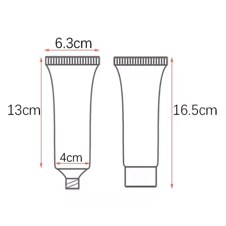 100ml PE Cosmetic Tube with Water Droplet Cap Soft Pattern Facial Cleanser Sunscreen Eye Cream Shampoo Bottle Dispensing