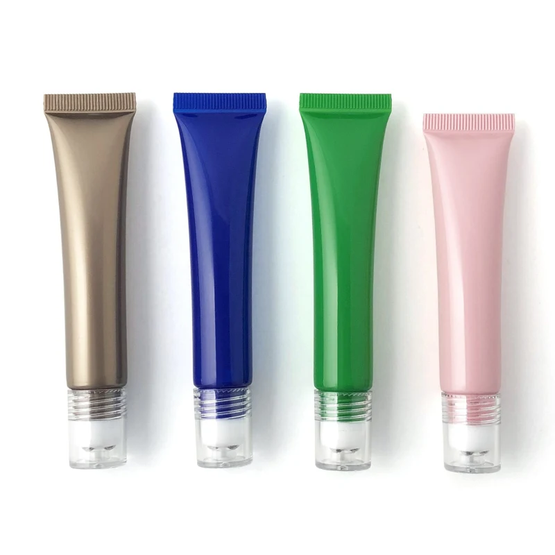 Wholesale 15/20/30g Three Ball Massage Eye Cream Tubes Soft Cosmetic Plastic Container Packaging