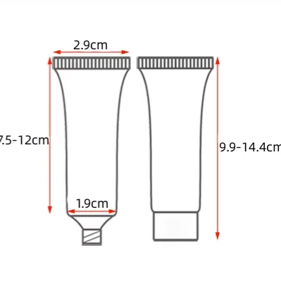 Wholesale 15/20/30g Three Ball Massage Eye Cream Tubes Soft Cosmetic Plastic Container Packaging