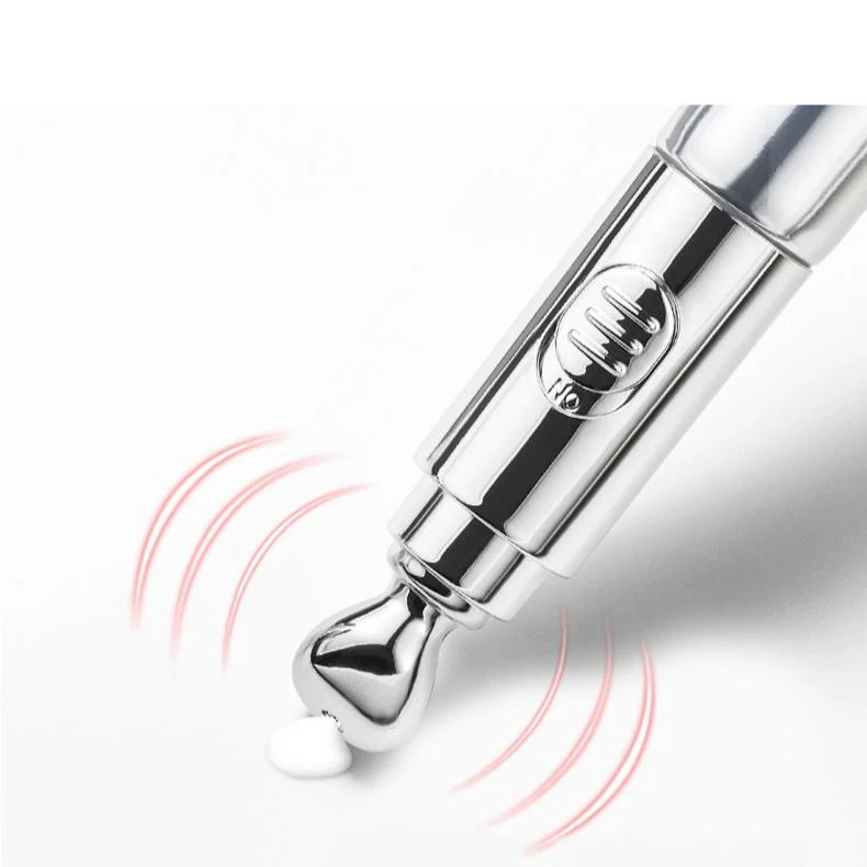 20g Empty Cosmetic Packaging Eye Cream Lotion Squeeze Tube with Ball Roller Laminated Vibrating Applicator Massage Tubes