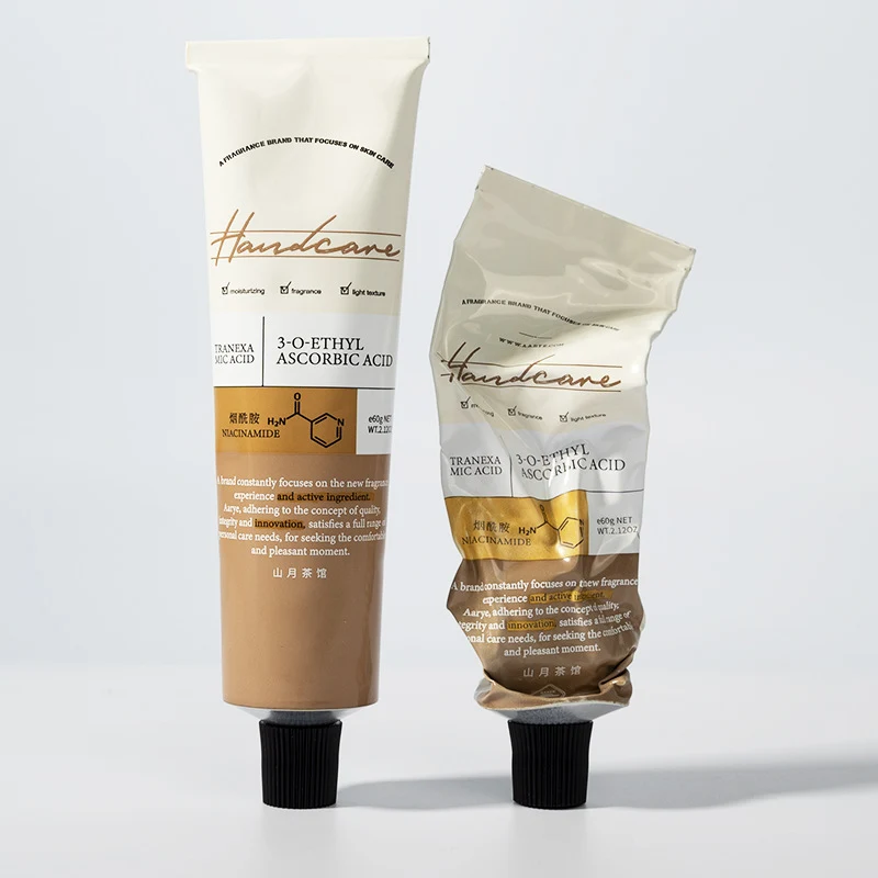 Empty Aluminum Packaging Tube Cap 50ml Squeeze Aluminum Tube for Hand Cream Aluminum Tube for Cosmetics