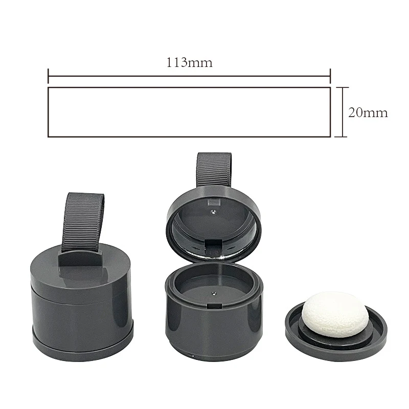 Wholesale Empty Custom Plastic Hairline Shadow Powder Makeup Packaging Case Container 4G