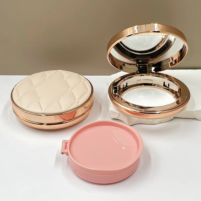 New 15g Leather Magnetic Suction Air Cushion Box Empty Box Cosmetics Plastic Box Container Packaging Material with Mirror