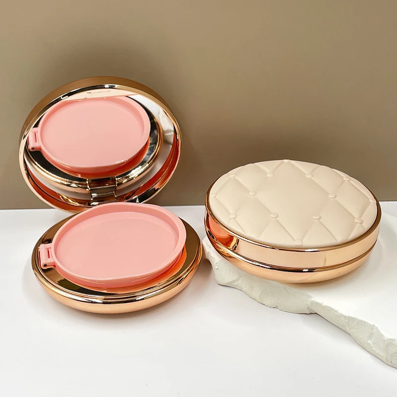 New 15g Leather Magnetic Suction Air Cushion Box Empty Box Cosmetics Plastic Box Container Packaging Material with Mirror