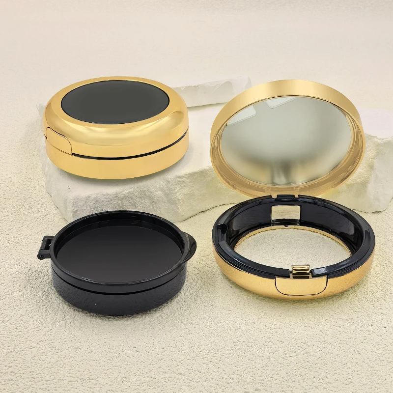 Custom 15g Round Air Cushion Box Concealer Cream Foundation Box Cosmetic Packaging Materials with Sponge and Puff
